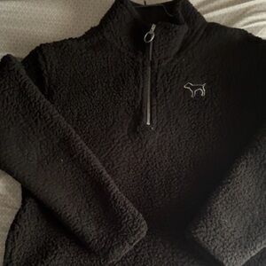 PINK Quarter Zip Sherpa